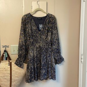 Festive long-sleeved dress